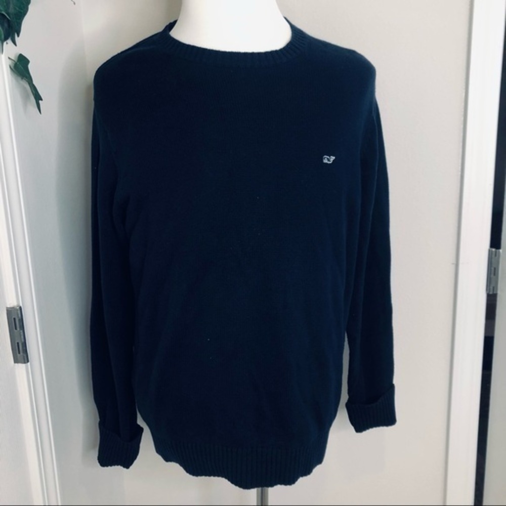 Vineyard Vines crewneck navy blue sweater